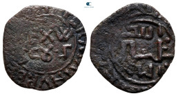 Italy. Kingdom of Sicily. Messina. William II (the Good) AD 1166-1189. Denaro Ae