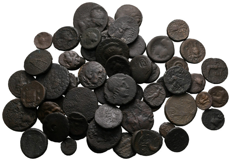 Lot of ca. 60 greek bronze coins / SOLD AS SEEN, NO RETURN! 

nearly very fine