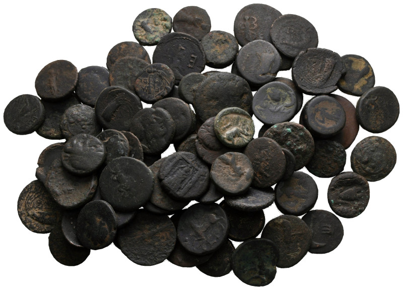 Lot of ca. 80 greek bronze coins / SOLD AS SEEN, NO RETURN!

nearly very fine