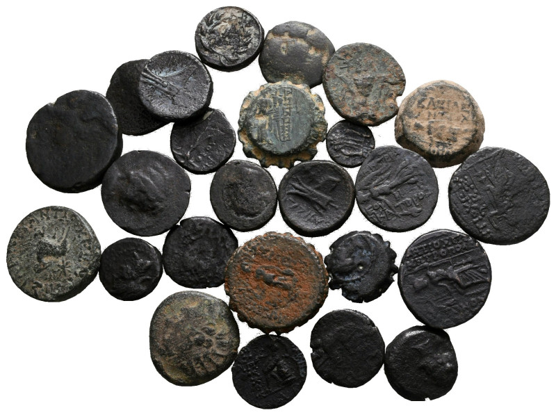 Lot of ca. 25 greek bronze coins / SOLD AS SEEN, NO RETURN!

nearly very fine