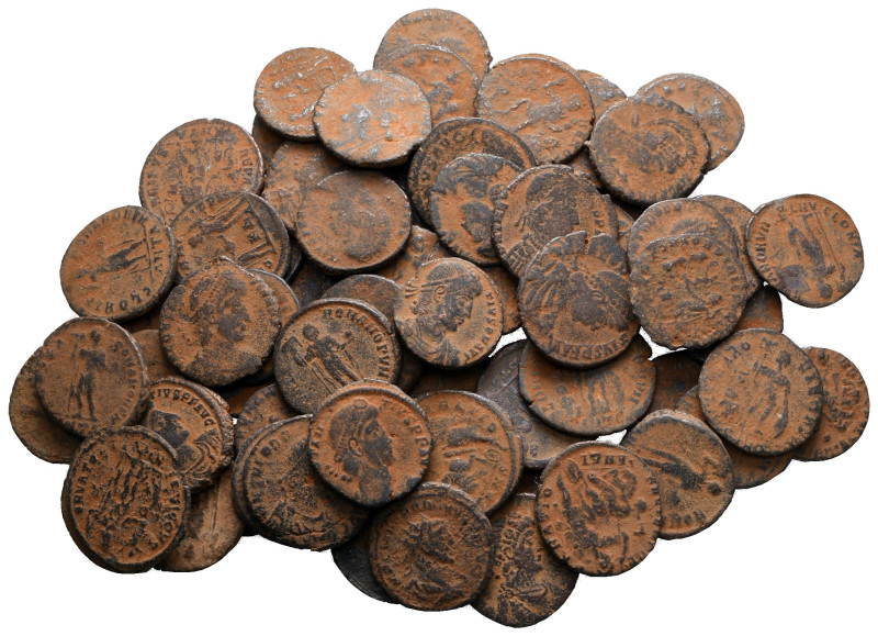 Lot of ca. 67 roman bronze coins / SOLD AS SEEN, NO RETURN! 

nearly very fine