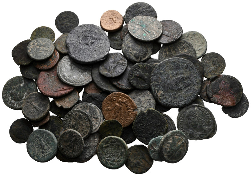 Lot of ca. 75 ancient bronze coins / SOLD AS SEEN, NO RETURN!

fine