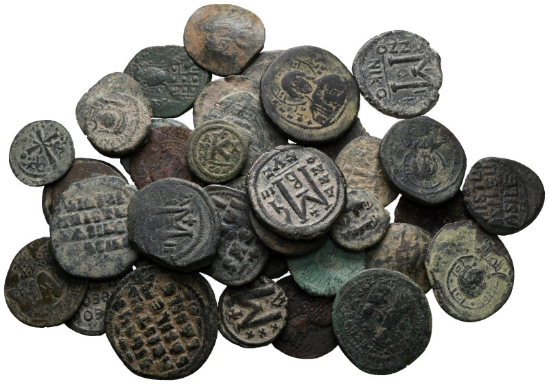 Lot of ca. 40 byzantine bronze coins / SOLD AS SEEN, NO RETURN!

very fine