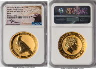 Elizabeth II gold Reverse Proof High Relief "Wedge-Tailed Eagle" 200 Dollars (2 oz) 2017-P PR70 Ultra Cameo NGC, Perth mint, KM-Unl. Mintage: 150. Sla...