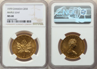 Elizabeth II gold "Maple Leaf" 50 Dollars 1979 MS68 NGC, Royal Canadian mint, KM125.1. 

HID09801242017

© 2022 Heritage Auctions | All Rights Reserve...