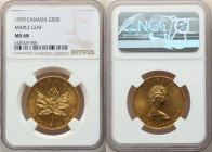 Elizabeth II gold "Maple Leaf" 50 Dollars 1979 MS68 NGC, Royal Canadian Mint, KM125.1. 

HID09801242017

© 2022 Heritage Auctions | All Rights Reserve...