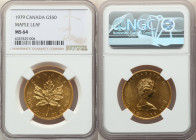 Elizabeth II gold "Maple Leaf" 50 Dollars 1979 MS64 NGC, KM125.1. 

HID09801242017

© 2022 Heritage Auctions | All Rights Reserved