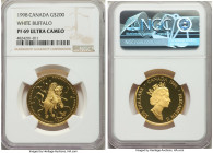 Elizabeth II gold Proof "White Buffalo" 200 Dollars 1998 PR69 Ultra Cameo NGC, Royal Canadian mint, KM317. 

HID09801242017

© 2022 Heritage Auctions ...