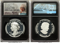Elizabeth II Pair of Certified silver & gold Proof "Peace Dollar" Assorted Dollars (1 oz) 2020 PR70 Ultra Cameo NGC, 1) silver Dollar 2) gold 200 Doll...