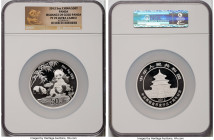 People's Republic silver Proof "Issuance of Gold Panda - 30th Anniversary" Panda 50 Yuan (5 oz) 2012 PR70 Ultra Cameo NGC, KM2033, PAN-559A. 

HID0980...