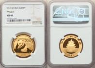 People's Republic gold Panda 200 Yuan (1/2 oz) 2015 MS69 NGC, KM-Unl., PAN-602A. 

HID09801242017

© 2022 Heritage Auctions | All Rights Reserved