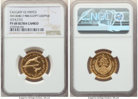 Arab Republic gold Proof "Calgary Winter Olympic Games - Athletes" 50 Pounds AH 1408 (1988) PR68 Ultra Cameo NGC, KM629. Mintage: 50. 

HID09801242017...