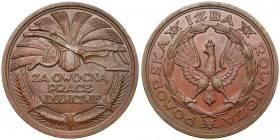 Medal Pomorska Izba Rolnicza 1926 (brąz) RR