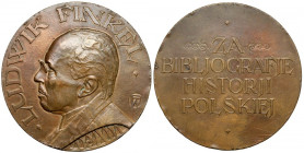 Medal Ludwik Finkel - za bibljografię... 1926 R