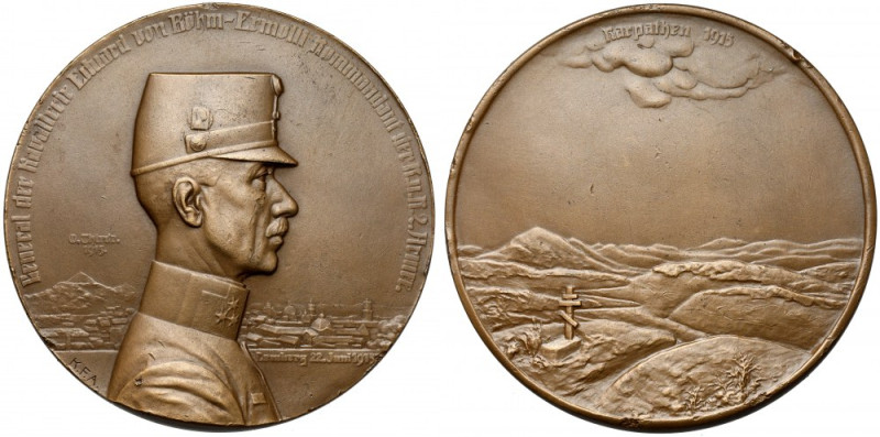 Austria, Medal obrony Lwowa, Lemberg 22 Juni 1915 Austriacki medal upamiętniając...
