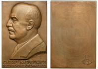 Plakieta MW (90x60) Prezydent Gabriel Narutowicz 1926 r.