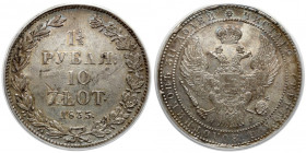 1 1/2 rubla = 10 złotych 1835/33 НГ, Petersburg