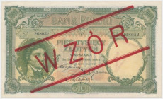 5.000 złotych 1919 - WZÓR - wysoki nadruk