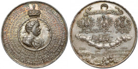 Jan III Sobieski, Medal Święta Liga 1684 (Höhn) - WYŚMIENITY