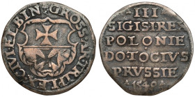 Zygmunt I Stary, Trojak Elbląg 1540 R2