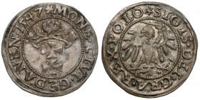 Zygmunt I Stary, Szeląg Gdańsk 1547