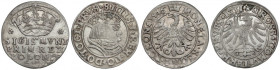 Zygmunt I Stary, Grosz Kraków 1546 ST i Toruń 1531, zestaw (2szt)