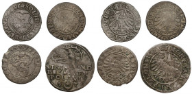 Zygmunt I Stary, Szelągi i Grosz 1528-1546 (4szt)