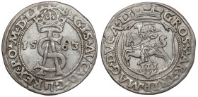 Zygmunt II August, Trojak Wilno 1563