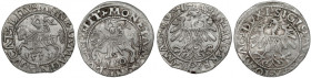 Zygmunt II August, Półgrosz Wilno 1559 i 1560 - A bez belek (2szt) RR