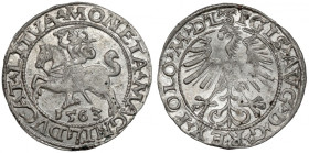 Zygmunt II August, Półgrosz Wilno 1563 - z D*G