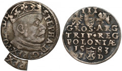 Stefan Batory, Trojak Olkusz 1583 ID - błąd PEX RR