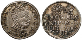 Stefan Batory, Trojak Wilno 1580 - (III)