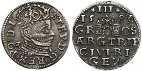 Stefan Batory, Trojak Ryga 1583