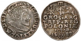 Zygmunt III Waza, Trojak Olkusz 1589