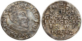 Zygmunt III Waza, Trojak Olkusz 1592 R2