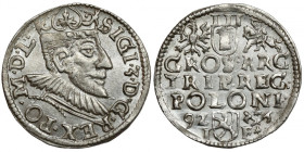 Zygmunt III Waza, Trojak Poznań 1592 - piękny