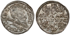 Zygmunt III Waza, Trojak Poznań 1597- długa kryza