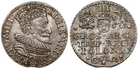 Zygmunt III Waza, Trojak Malbork 1593