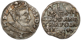 Zygmunt III Waza, Trojak Lublin 1597 - bez znaku R2