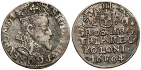 Zygmunt III Waza, Trojak Kraków 1604