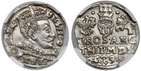 Zygmunt III Waza, Trojak Wilno 1594