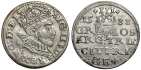 Zygmunt III Waza, Trojak Ryga 1588