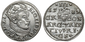 Zygmunt III Waza, Trojak Ryga 1589