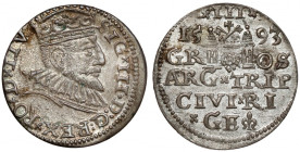 Zygmunt III Waza, Trojak Ryga 1593