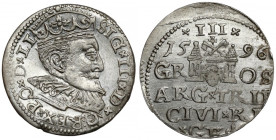 Zygmunt III Waza, Trojak Ryga 1596