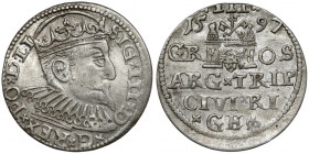 Zygmunt III Waza, Trojak Ryga 1597