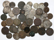 Stara Polska, zestaw monet srebrnych i brązowych MIX (100szt)