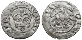 Władysław II Jagiełło, Półgrosz Kraków - typ 16 - znak O