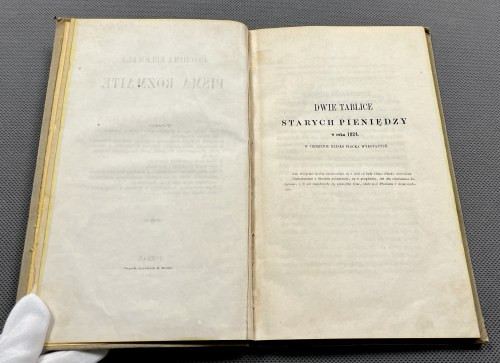 Joachima LELEWELA Pisma Rozmaite 1863 r. (w tym: Wykopalisko w Trzebuniu i Pieni...