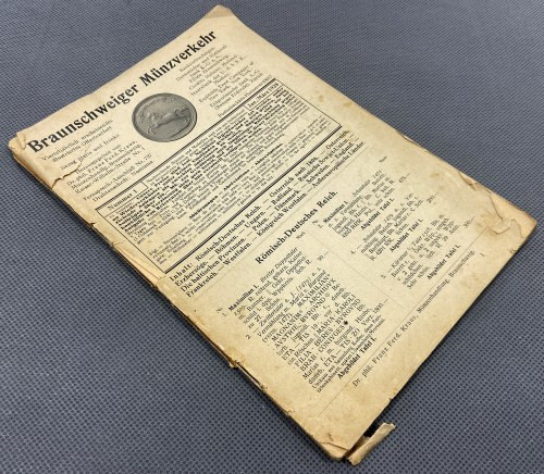 Braunschweiger Munzverkehr, 1928, No.2
Braunschweiger Münzverkehr, 1928, Nummer...